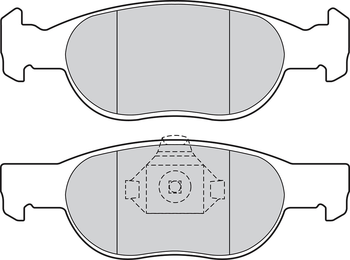 Jeu de 4 plaquettes de frein VALEO ref. 301605